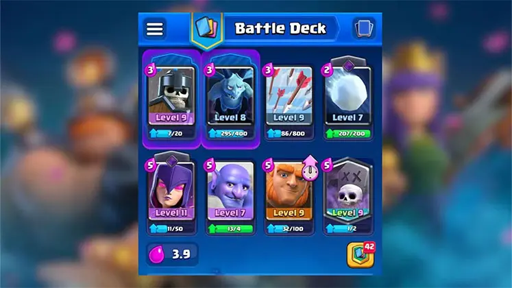 دک جاینت گریویارد (Giant Graveyard Deck) در کلش رویال
