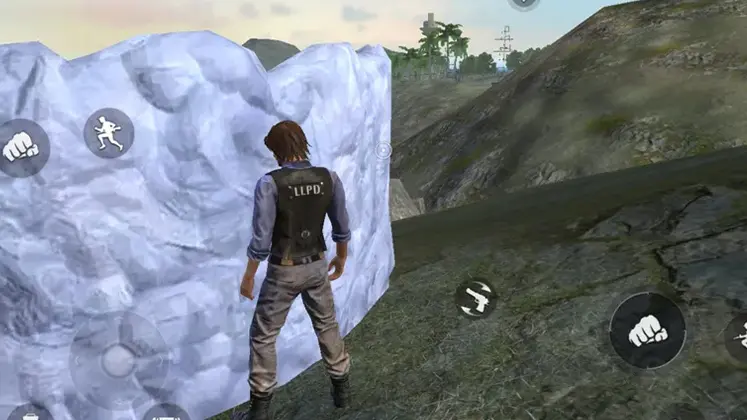 تصویری از Gloo Wall و پناه گرفتن پشت آن در بازی Free Fire