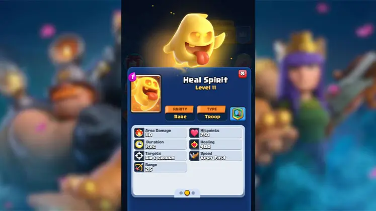 معرفی بازی HEAL SPIRIT (روح شفا‌بخش) در کلش رویال