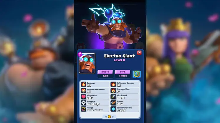 معرفی کارت ELECTRO GIANT (الکترو جاینت) در کلش رویال