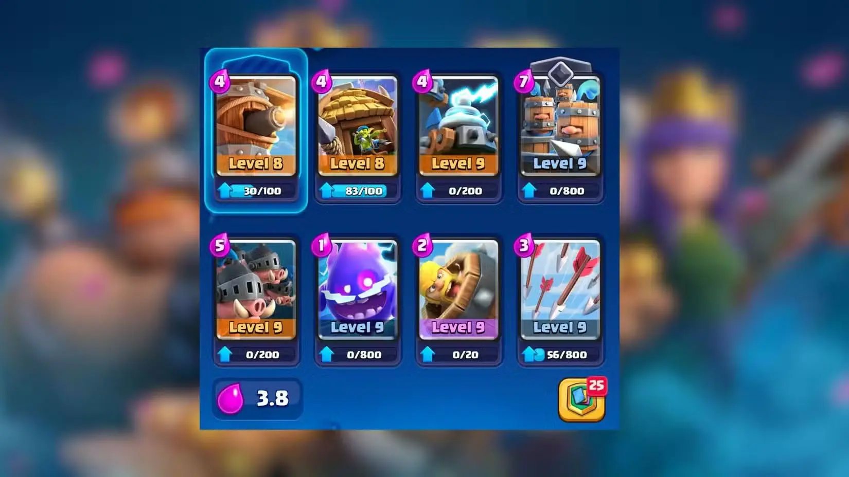 دک رویال ریکروت و گوبلین کیج (Royal Recruits Zappies Goblin Cage) در کلش رویال
