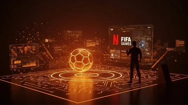 تصویری از ساخت بازی با همکاری Netflix و Fifa