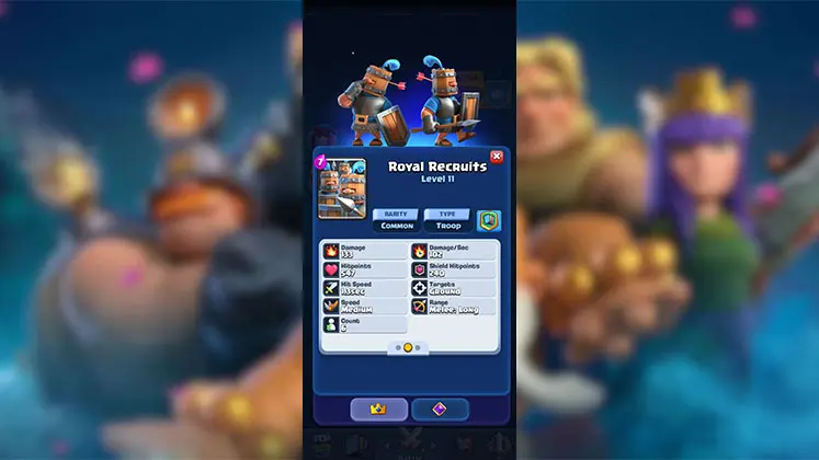 معرفی کارت رویال ریکرویتس (Royal Recruits) در بازی کلش رویال
