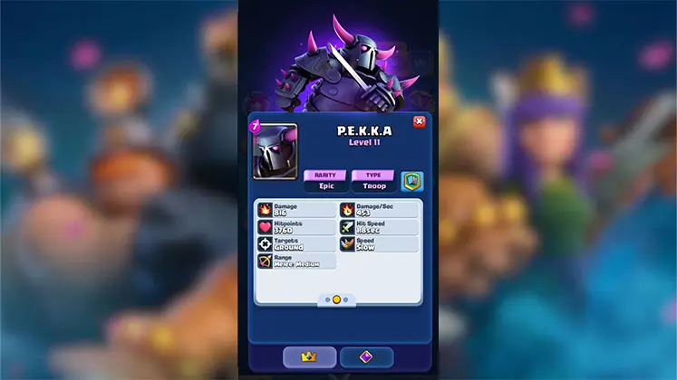 معرفی کارت P.E.K.K.A در بازی کلش رویال