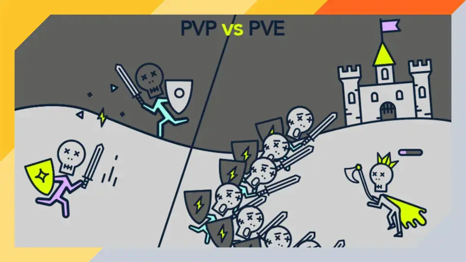 تفاوت pveوpvp در دنیای بازی