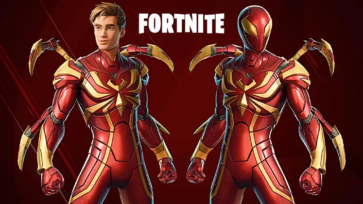 تصویری از اسکین Spider man در بازی Fortnite