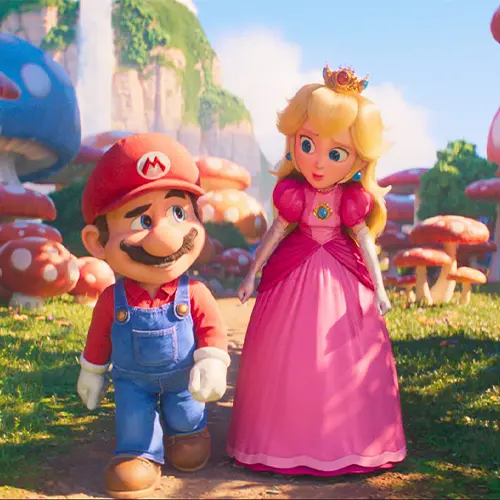 تصویری از پرنسس پیچ و ماریو در انیمیشن The Super Mario Bros. Movie