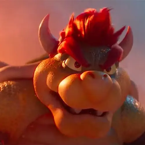 تصویری از کاراکتر Bowser در انیمیشن The Super Mario Bros. Movie