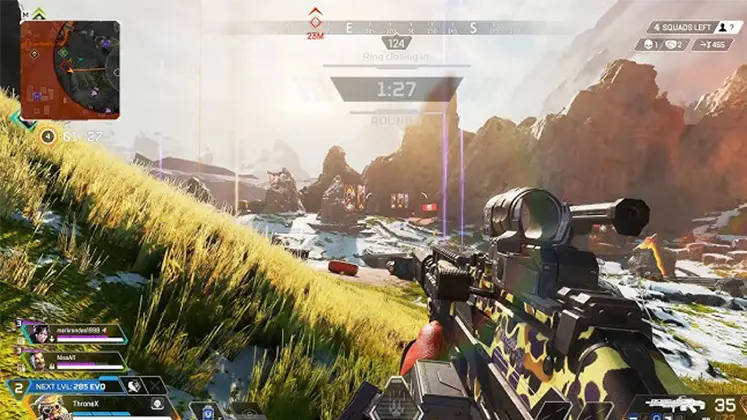 تصویری از گیم پلی بازی Apex Legends