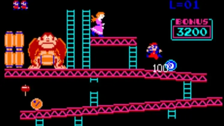رنک بازی donkey kong