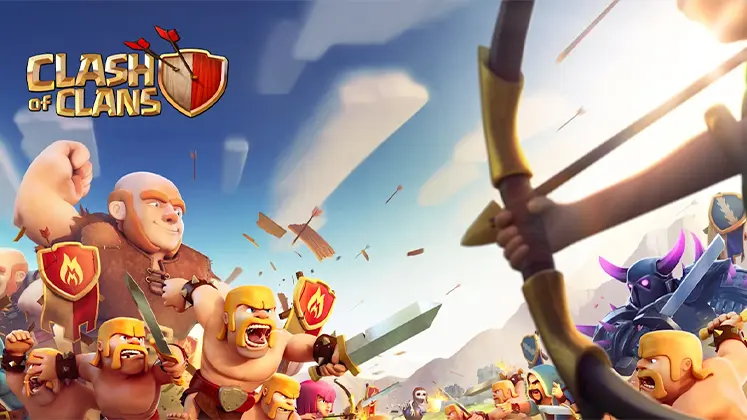 بنری از بازی Clash of Clans
