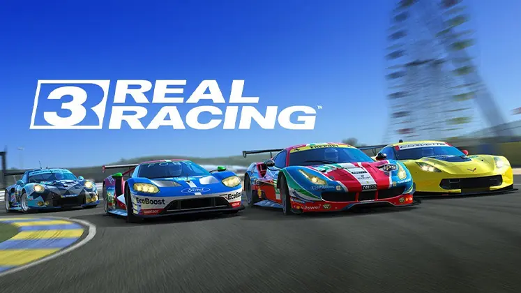 بنری از بازی Real Racing 3