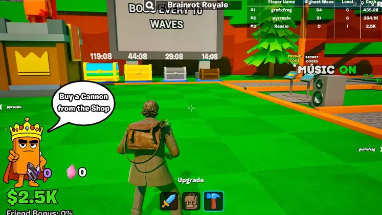 تصویری از مپ Brainrot در بازی Fortnite