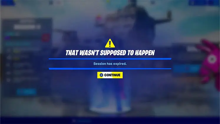 از نمونه ارورهای Fortnite و بقیه بازی های اپیک گیمز