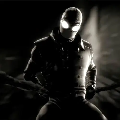 تصویری از مردعنکبوتی Noir در بازی Spider-Man: Shattered Dimensions