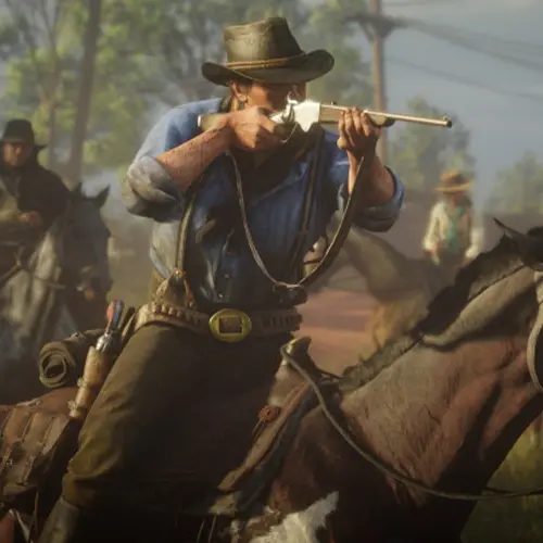 تصویری از آرتور مورگان در بازی Red Dead Redemption 2