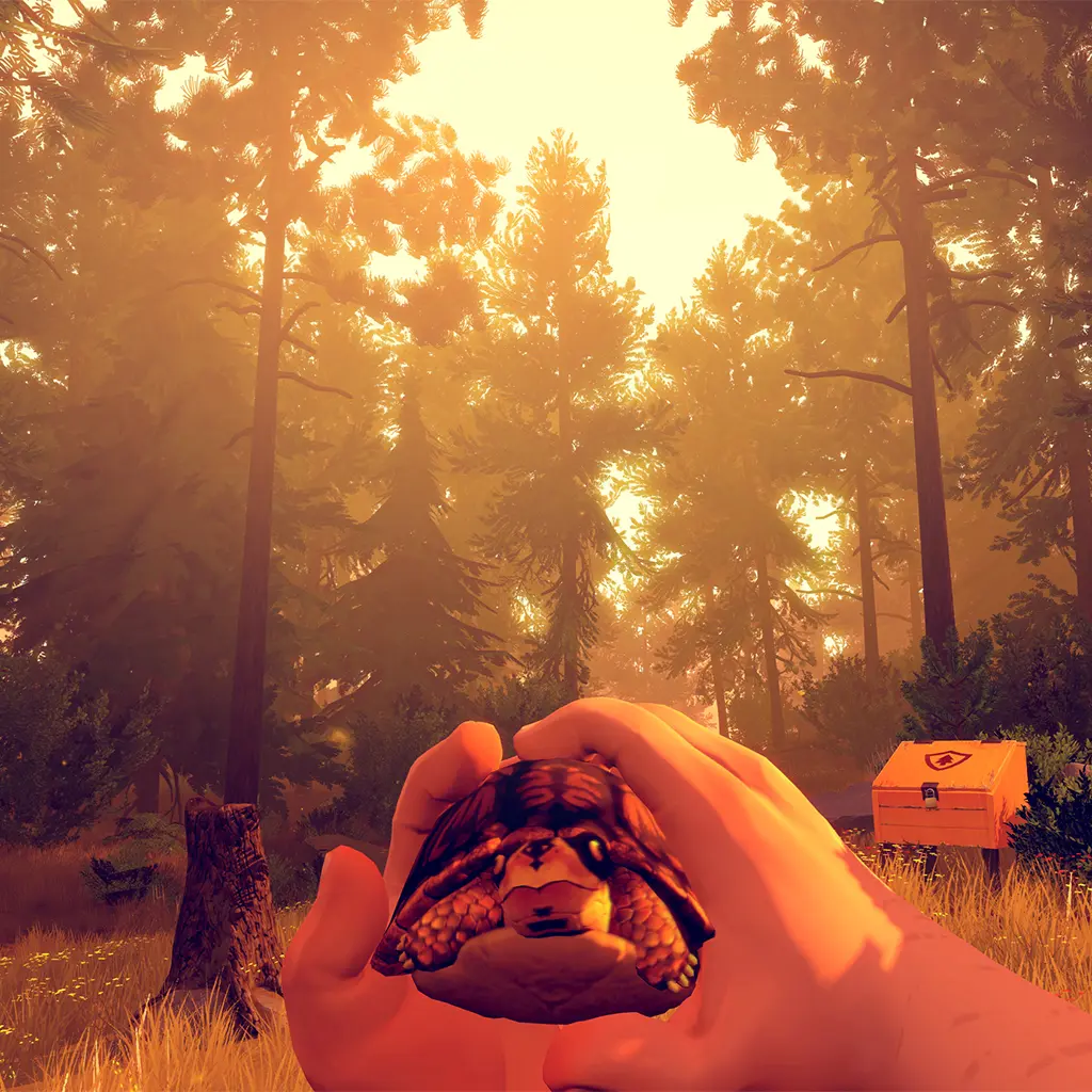 تصویری از گیم پلی بازی Firewatch
