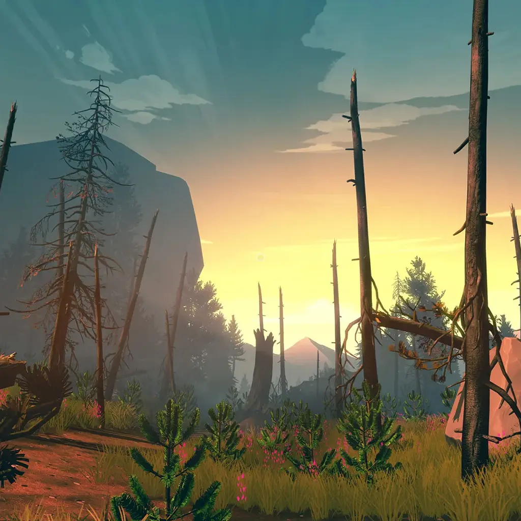 تصویری از فضای بازی Firewatch