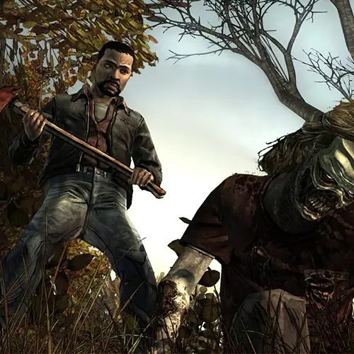 تصویری از کاراکتر لی در بازی the walking dead season one