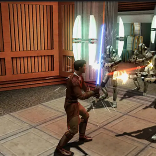 تصویری از گیم پلی بازی Star Wars: Knights of the Old Republic