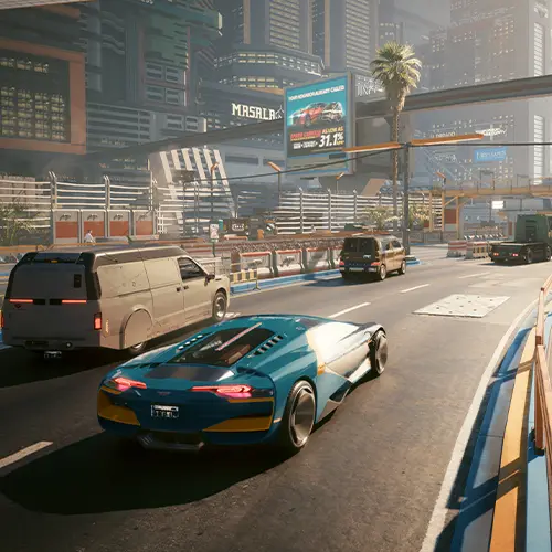 تصویری از دنیای بازی Cyberpunk 2077