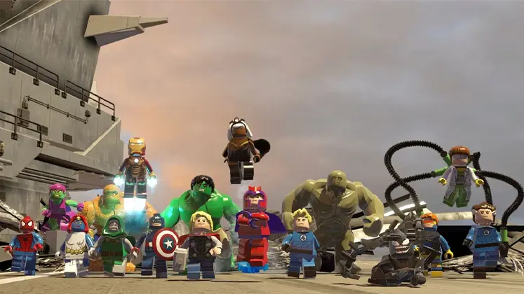 تصویری از بازی lego marvel super heroes
