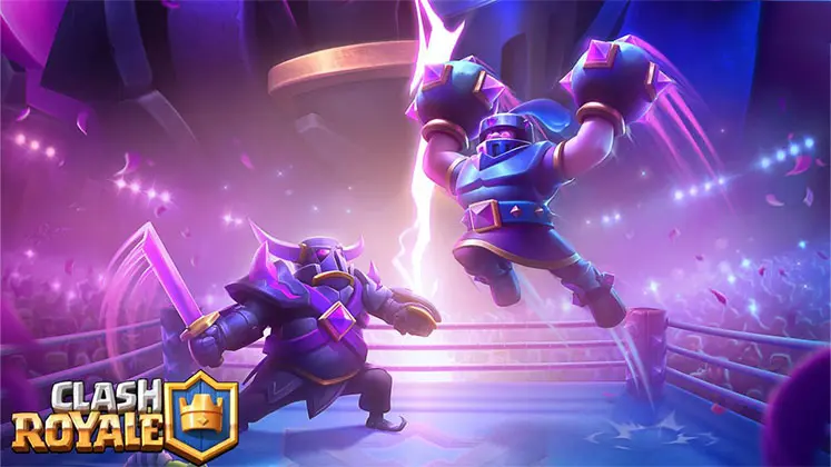 کارت های اوولوشن پکا و مگانایت در بازی Clash Royale