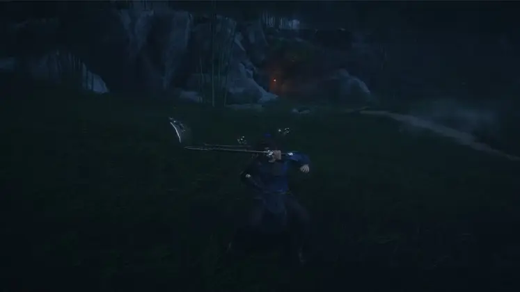 تصویری از کار با شمشیر Nameless Sword - Bellstrike در بازی Where Winds Meet