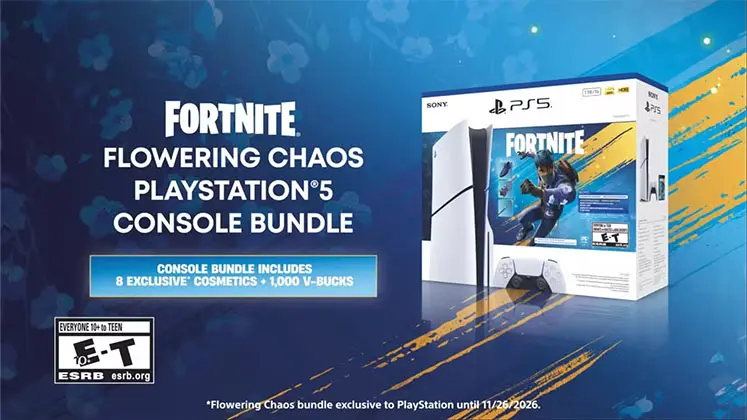 نحوه دریافت باندل Flowering Chaos فورتنایت در کنسول پلی استیشن 5