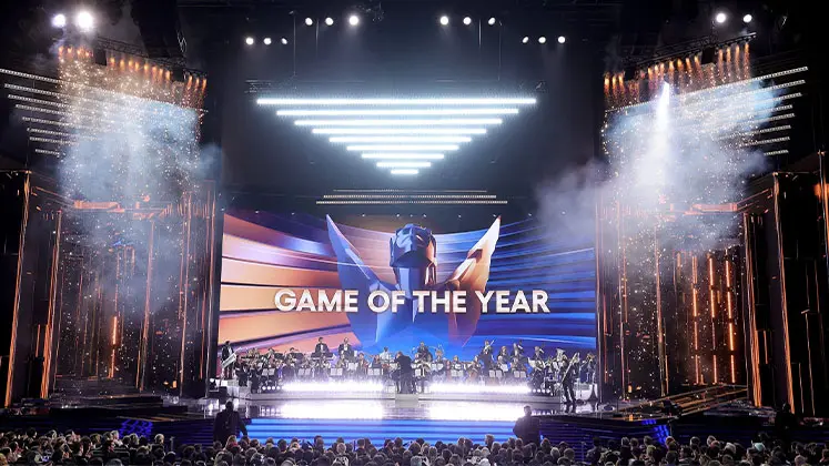 نمایی از مراسم The Game Awards سال 2025
