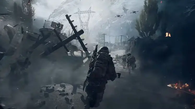 تصویری از گیم پلی بازی Battlefield 6