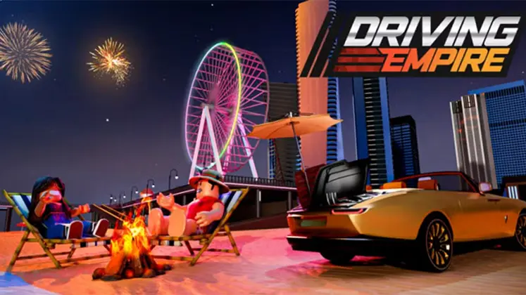 بنری از بازی Driving Empire در Roblox