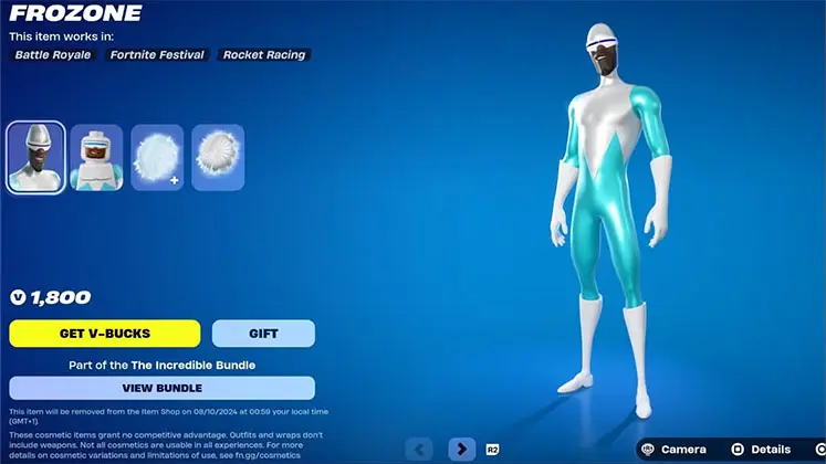 فروزون (Frozone)؛ خونسردترین قهرمان فورتنایت