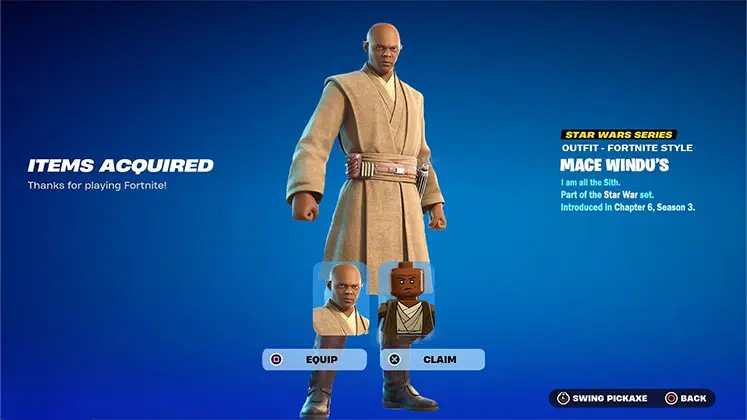 میس ویندو (Mace Windu)؛ جدای با شمشیر بنفش در فورتنایت