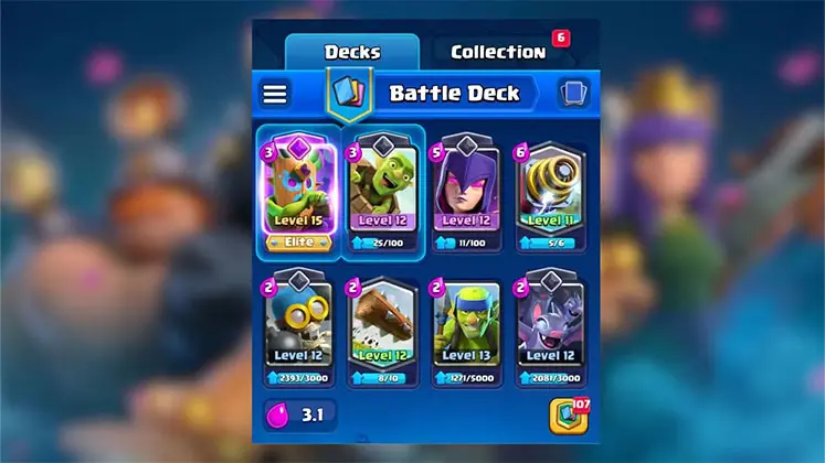 دک اسپارکی - ویچ (Sparky Witch Deck) دک آرنا 11 کلش رویال