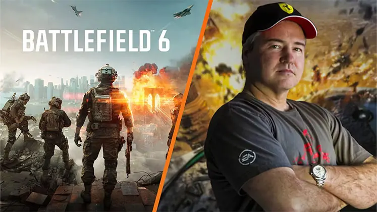 تصویر سازنده اصلی بازی Battlefield 6 - Vince Zampella