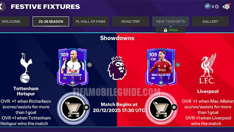 تصویری از فصل 2025/26 لیگ برتر در بازی FC Mobile 26