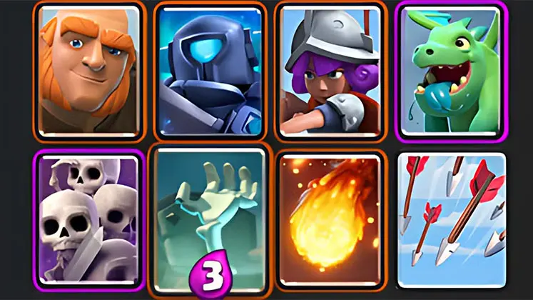 دک Giant Tombstone در بازی Clash Royale
