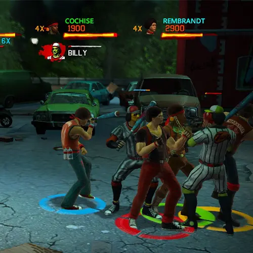 تصویری از گیم پلی بازی The Warriors: Street Brawl