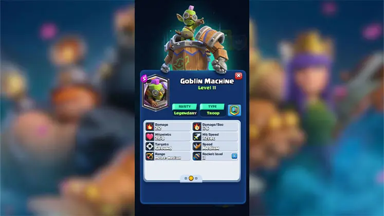 کارت Goblin Machine؛ تانک موشک‌انداز در Clash Royale