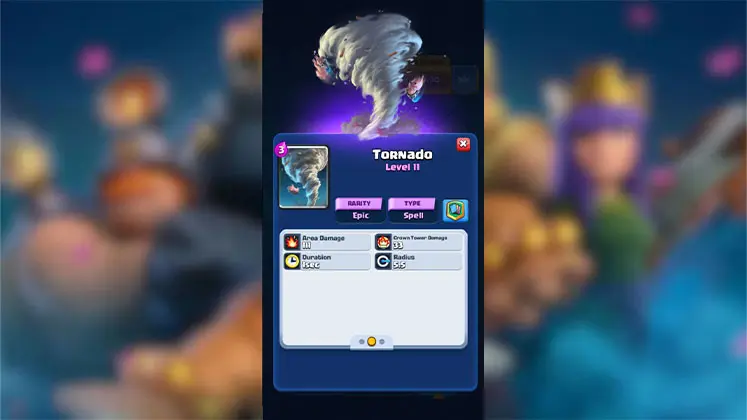 اسپل Tornado؛ گردباد کنترلی میدان در Clash Royale