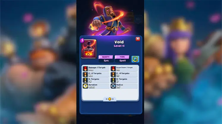 بررسی اسپل Void؛ نابودگر اهداف تکی و ساختمان‌ها در بازی Clash Royale