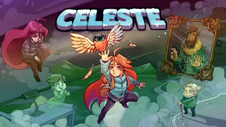 بنری از بازی Celeste