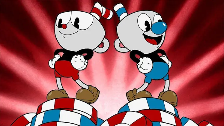 بنری از بازی Cuphead