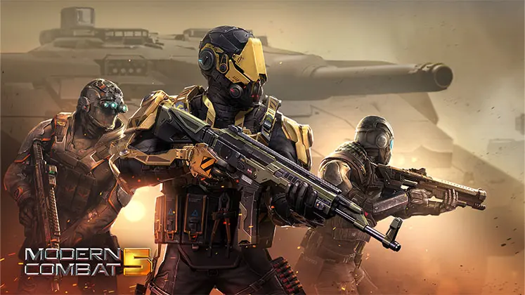 بازی شوتر آنلاین Modern Combat 5