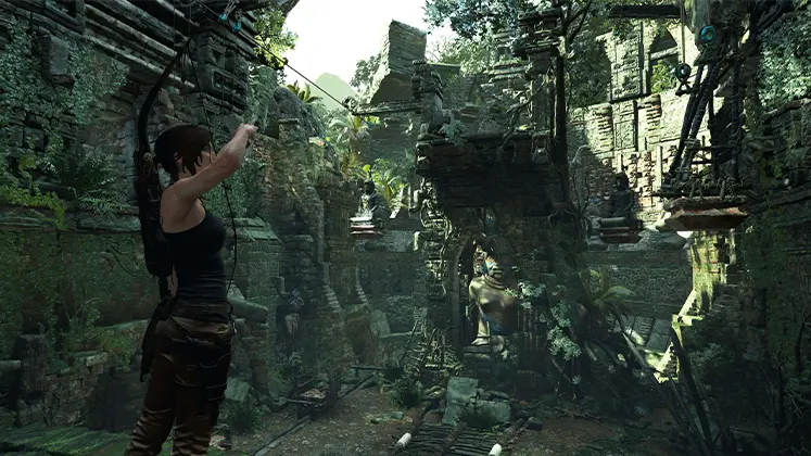 تصویری از گیم پلی بازی Shadow of the Tomb Raider