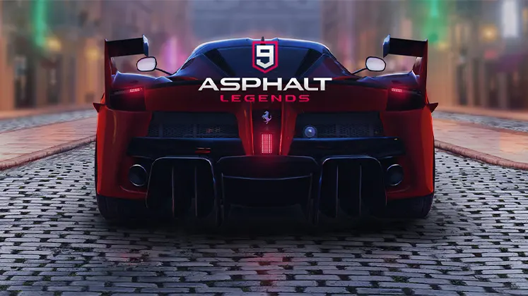 بنری از بازی Asphalt 9