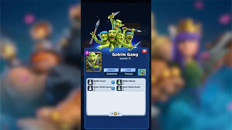 کارت Goblin Gang: ارتش کوچک و همه‌کاره در آرنا 9 کلش رویال