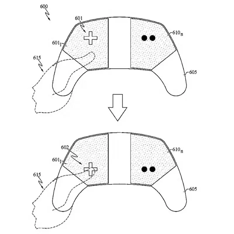 تصویری از طرح جدید کنترلر جدید PlayStation