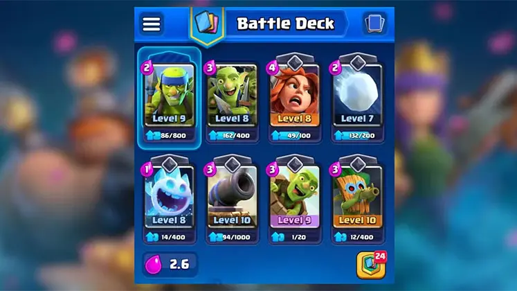 ترکیب Valkyrie Bait 2.6 در آرنا 9 کلش رویال